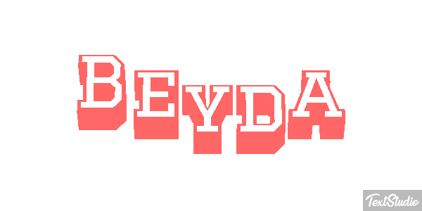 Beyda Efecto de texto