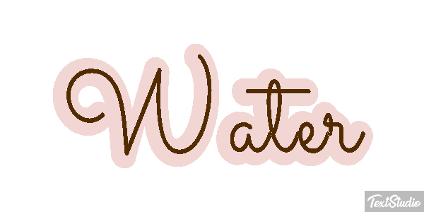 Water Efekt tekstowy