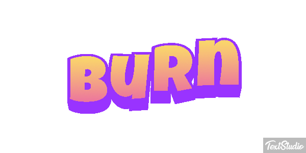 Burn Text effect