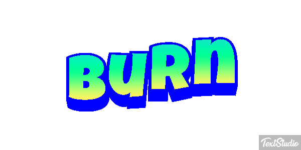 Burn Text effect