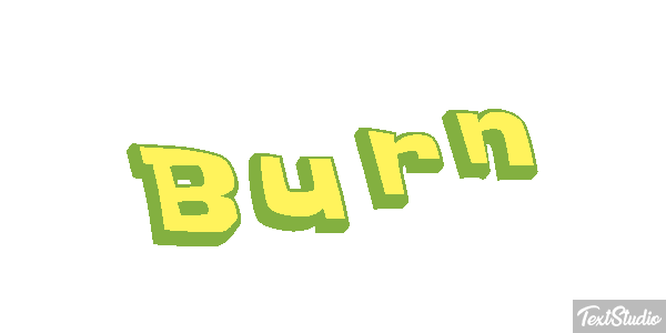 Burn Text effect