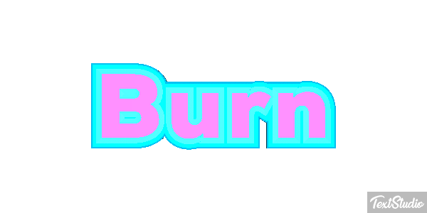 Burn Text effect