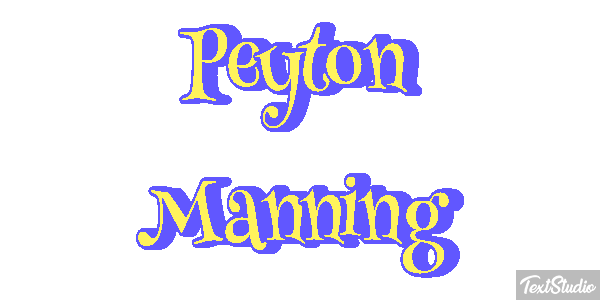 Peyton Manning Metin efekti