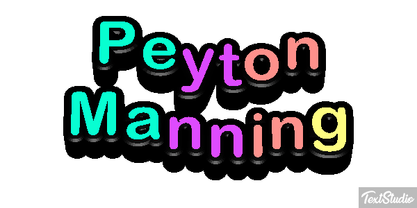 Peyton Manning Metin efekti