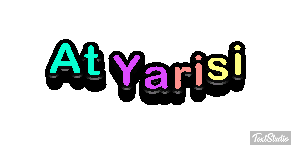 At Yarışı Metin efekti
