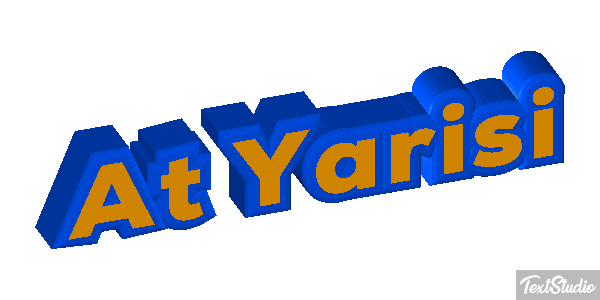 At Yarışı Metin efekti