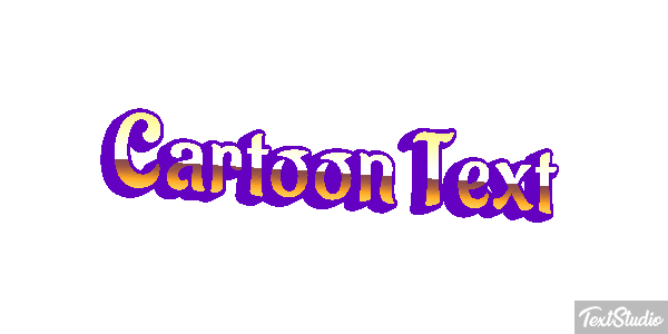 Cartoon Text Texteffekt