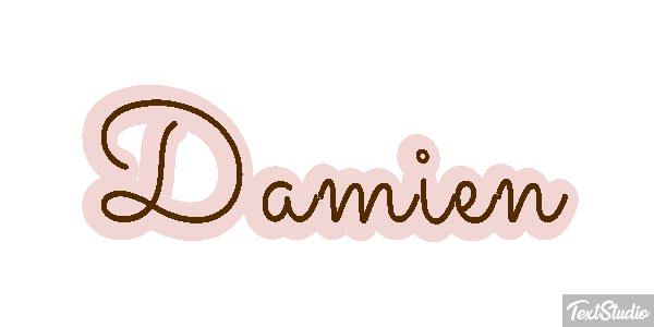 Damien Effet de texte