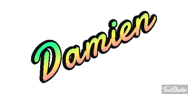 Damien Effet de texte