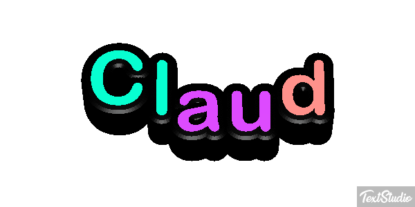 Claud Text effect