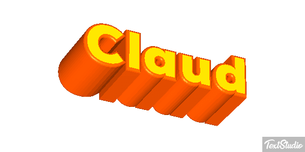 Claud Text effect