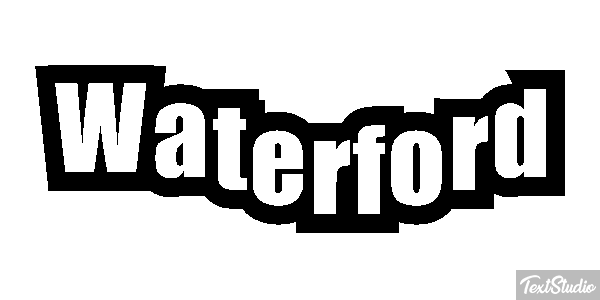 Waterford Efecto de texto