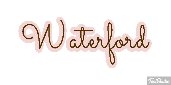 Waterford Efecto de texto