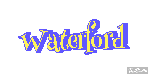 Waterford Efecto de texto
