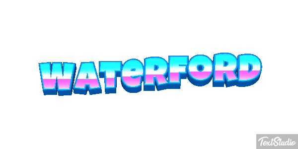 Waterford Efecto de texto