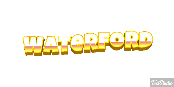 Waterford Efecto de texto