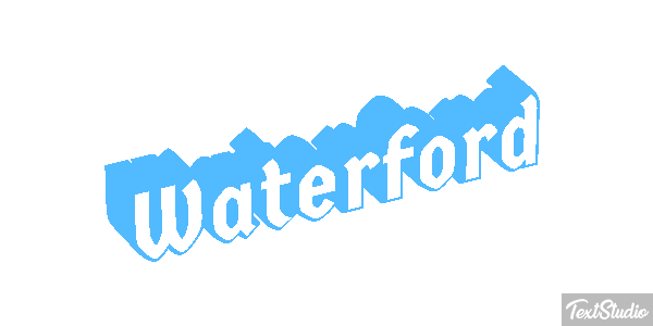 Waterford Efecto de texto