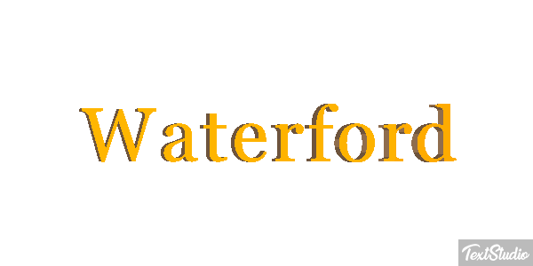 Waterford Efecto de texto