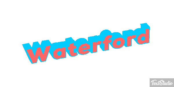 Waterford Efecto de texto
