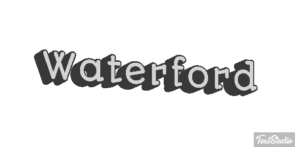 Waterford Efecto de texto