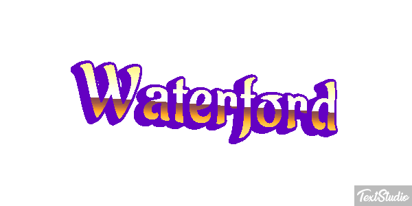 Waterford Efecto de texto