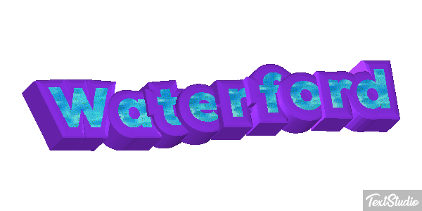 Waterford Efecto de texto