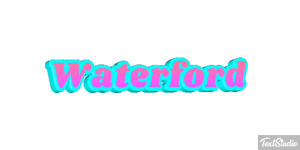 Waterford Efecto de texto