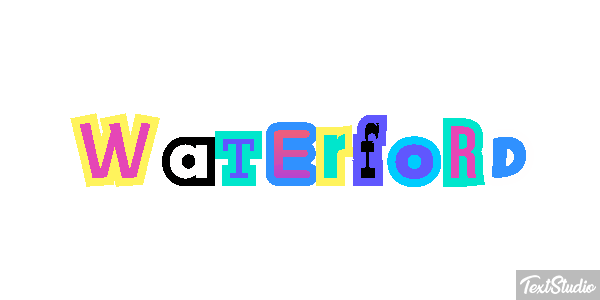 Waterford Efecto de texto