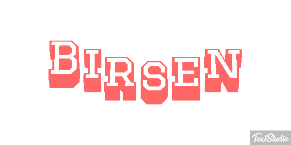 Birsen Effet de texte
