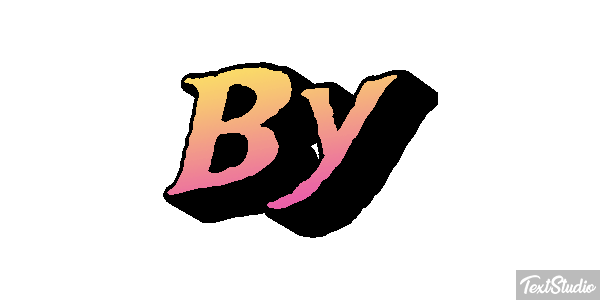 By Text effect