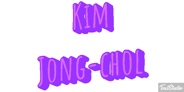 Kim Jong-chol Text effect