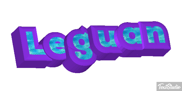Leguan Texteffekt