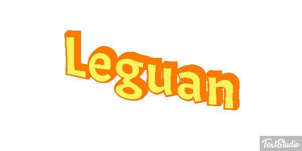 Leguan Texteffekt