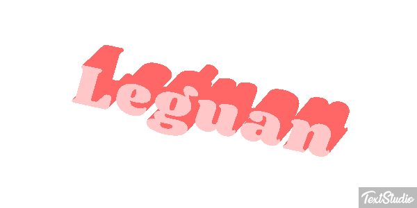 Leguan Texteffekt