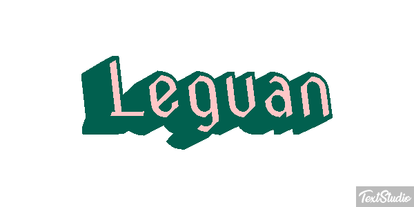 Leguan Texteffekt