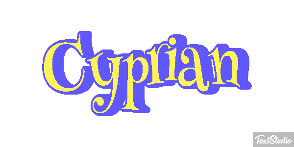 Cyprian Texteffekt