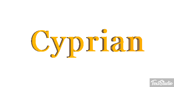 Cyprian Texteffekt