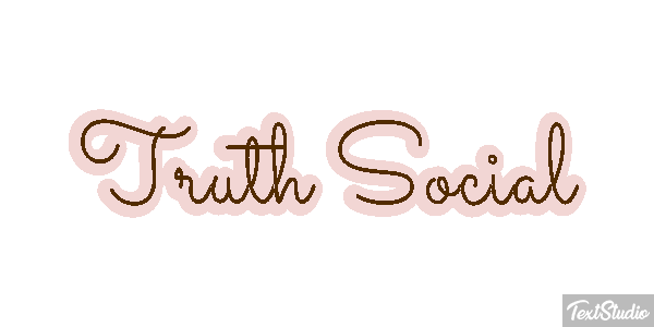 Truth Social Efecto de texto