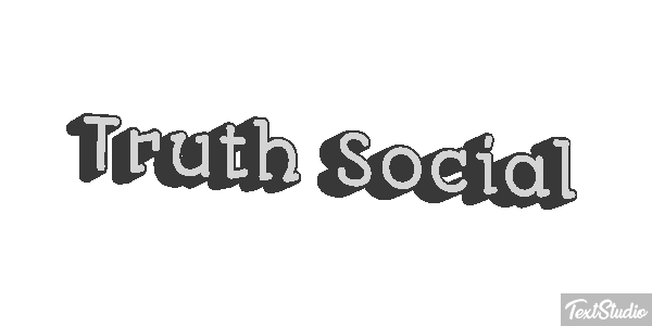 Truth Social Efecto de texto