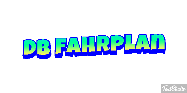Db Fahrplan Texteffekt