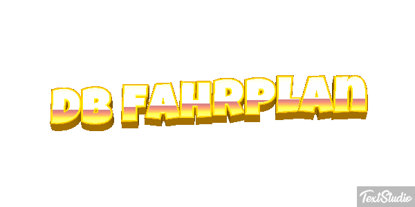 Db Fahrplan Texteffekt