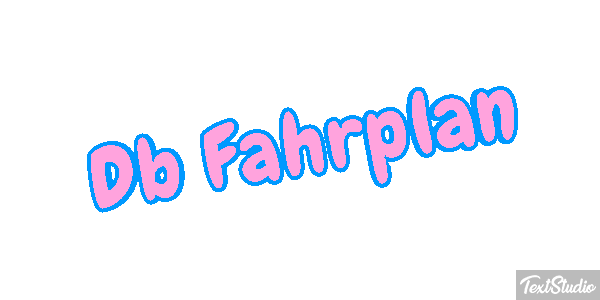 Db Fahrplan Texteffekt