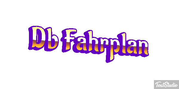 Db Fahrplan Texteffekt