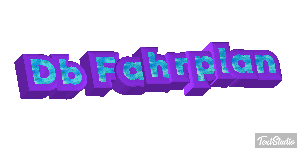 Db Fahrplan Texteffekt