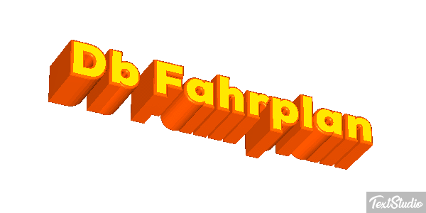Db Fahrplan Texteffekt