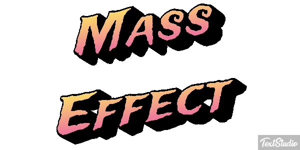 Mass Effect テキスト効果