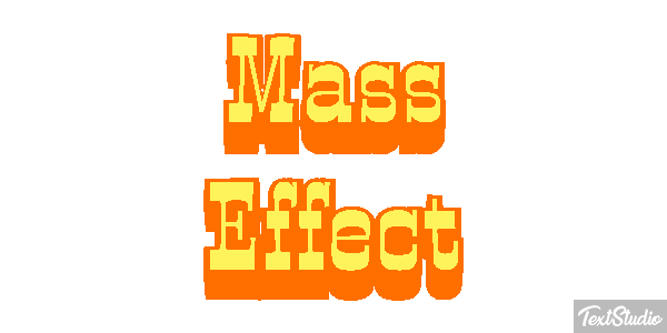 Mass Effect テキスト効果