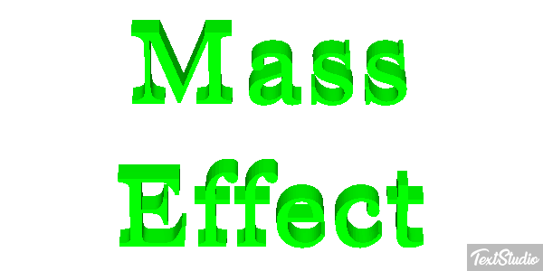 Mass Effect テキスト効果