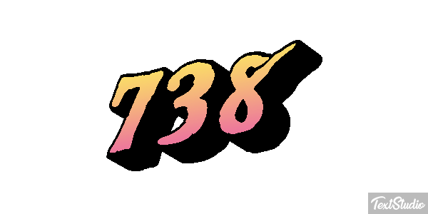 738 Effet de texte