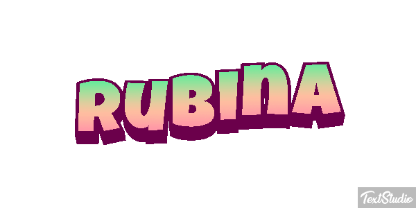 Rubina Effetto testo